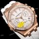 Super Clone Audemars Piguet Royal Oak Offshore Lady watch Rose Gold Diamond White Dial (3)_th.jpg